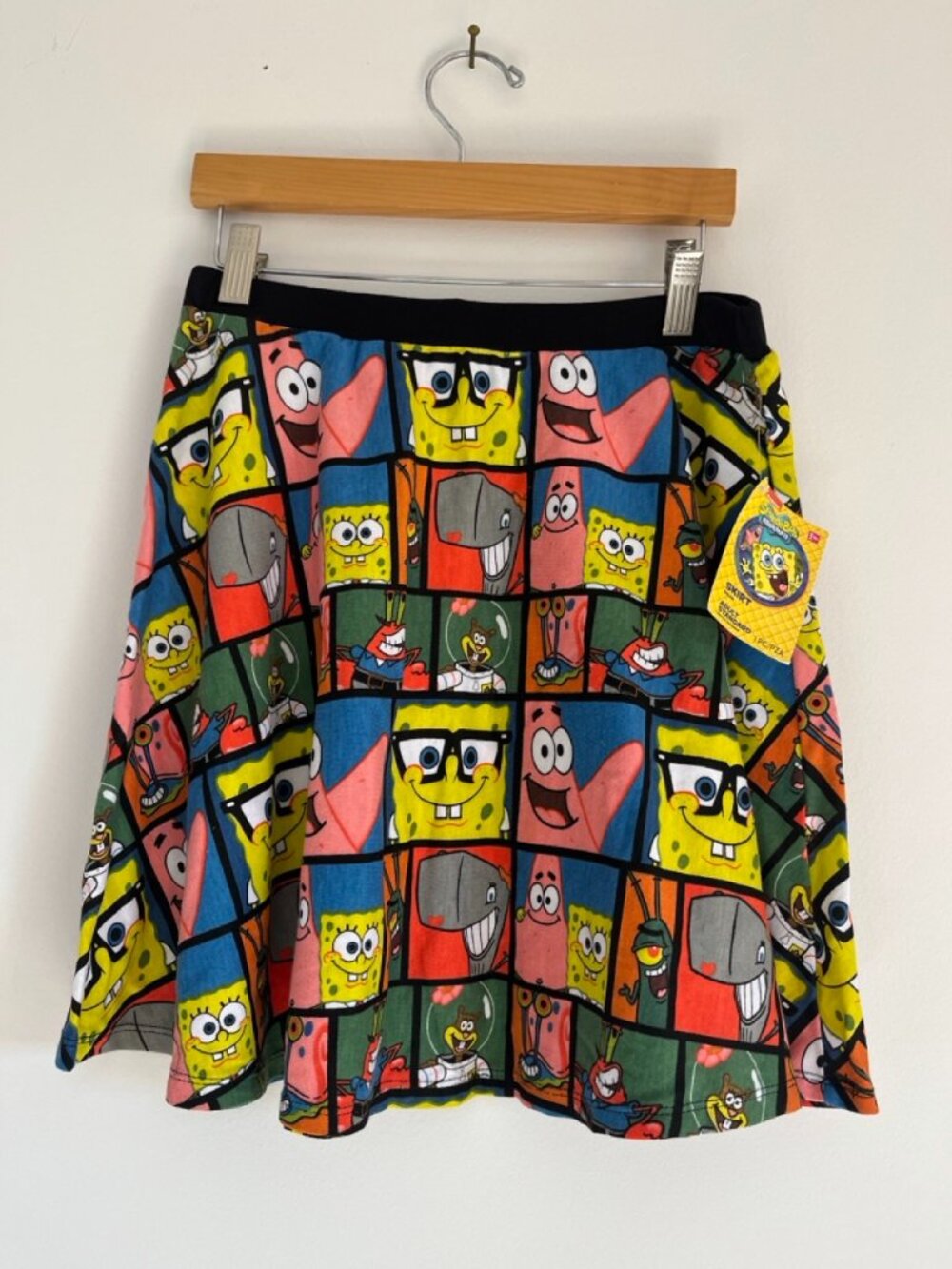 SpongeBob SquarePants Adult Novelty Skirt One Size Nickelodeon 2015 NWT